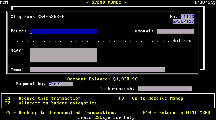 Managing Your Money 5.0 - Check